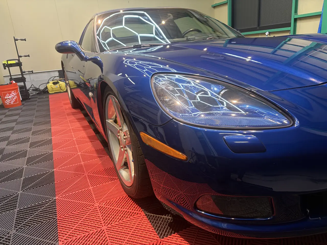 シボレー コルベット C6 セラミックコーティング + ウィンドウコーティング（全面） + 車内丸ごとクリーニング