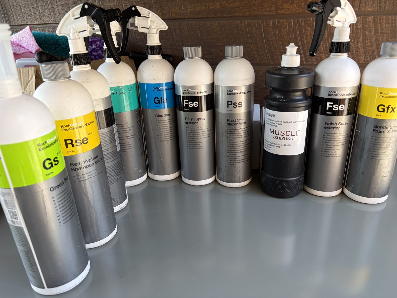 3PH洗車に使用するKoch Chemie（コッホケミー）のプロ仕様ケミカル